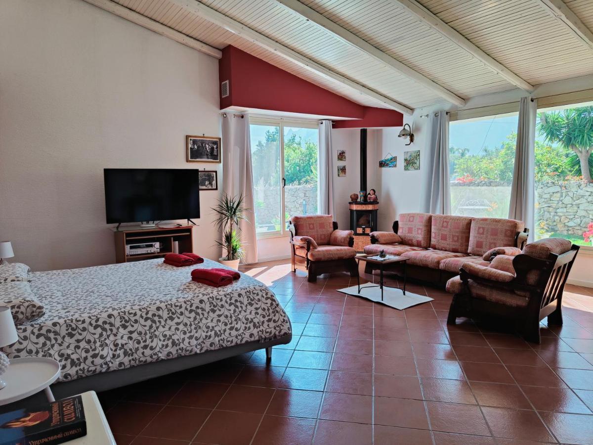 Villa Manzella Piscina Privata Cinisi Eksteriør bilde