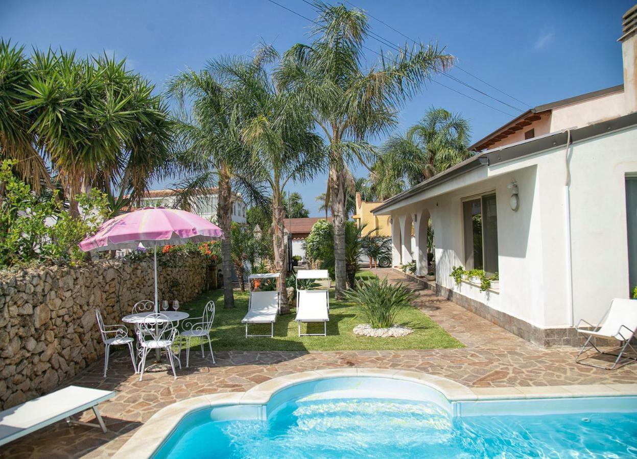 Villa Manzella Piscina Privata Cinisi Eksteriør bilde