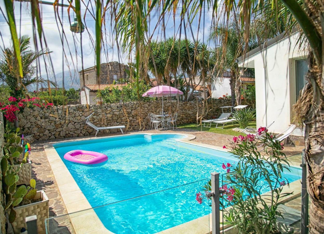 Villa Manzella Piscina Privata Cinisi Eksteriør bilde